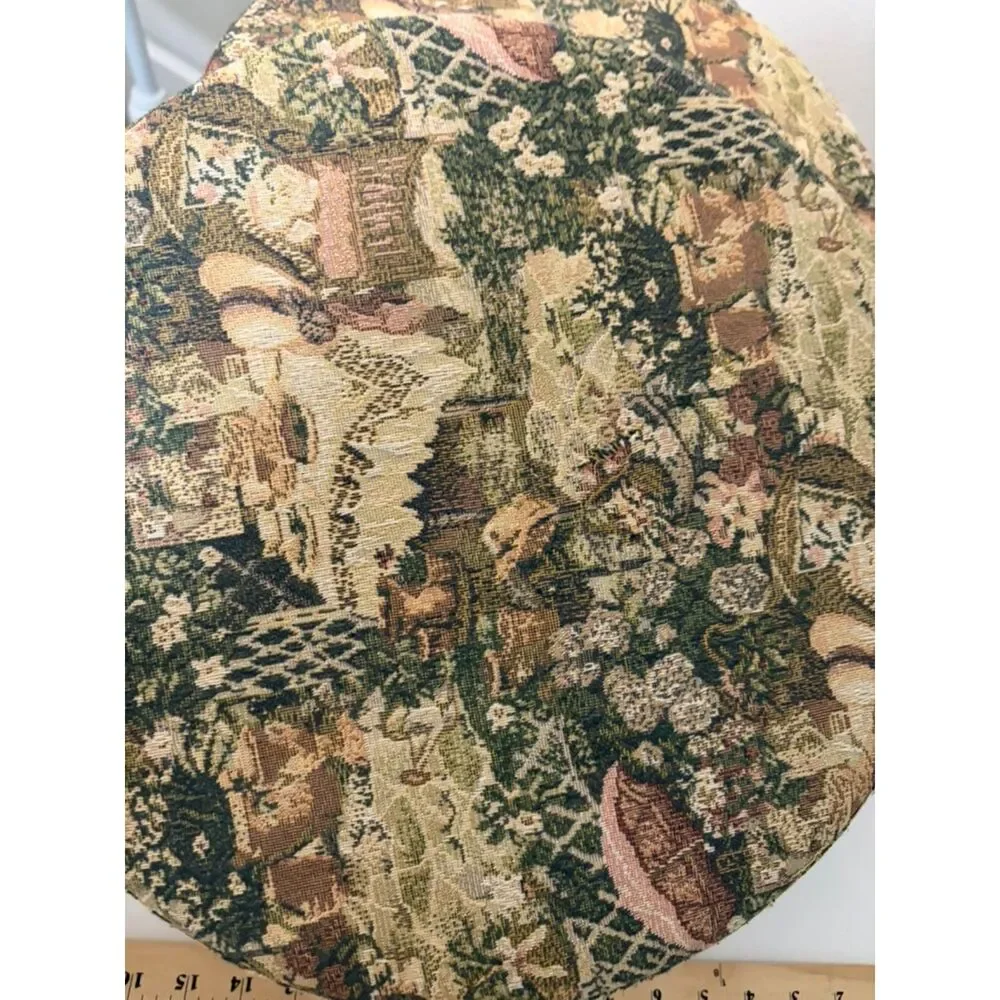 5 padded fabric nesting hat boxes